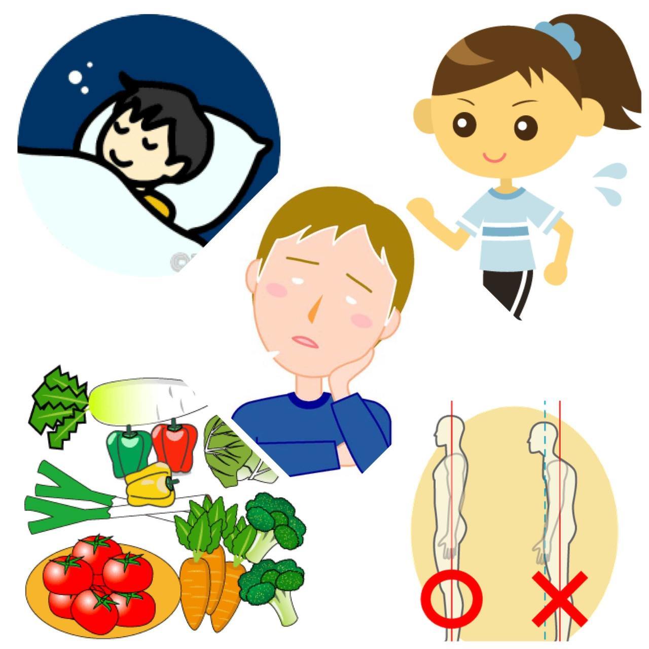 疲労と回復画像