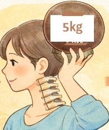 頭の重さの説明