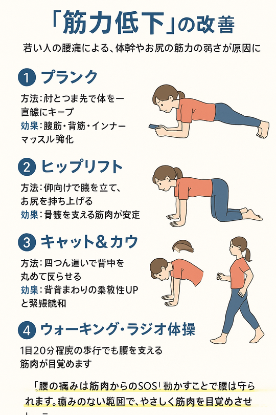 筋力低下の改善法の画像